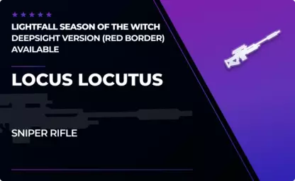 Locus Locutus - Sniper Rifle in Destiny 2