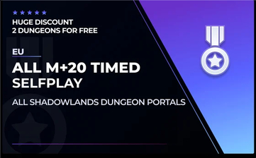 (EU) All Ten M+20 Dungeons for Portals Unlock in WoW Shadowlands