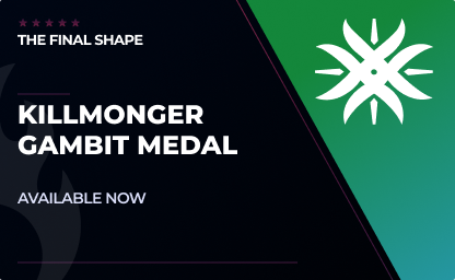 Killmonger Gambit Medal in Destiny 2