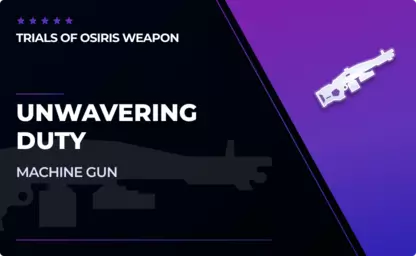 UNWAVERING DUTY - MACHINE GUN in Destiny 2