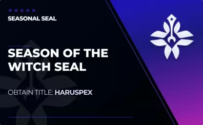Season of the Witch Seal in Destiny 2