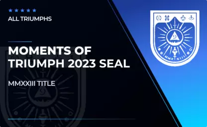 Moments of Triumph 2023 Seal in Destiny 2
