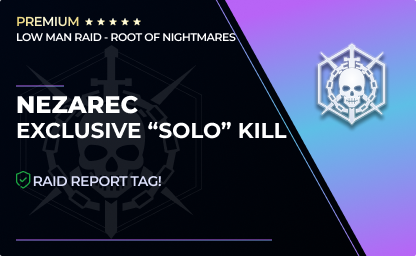 Nezarec - Solo Kill in Destiny 2