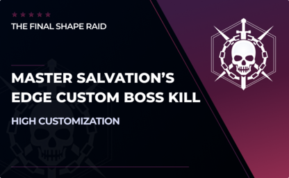 Master Salvation's Edge Custom Boss Kill in Destiny 2