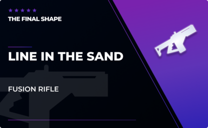 Line In The Sand - Fusion Rifle in Destiny 2