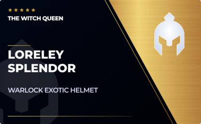 Loreley Splendor Helm - Warlock Exotic Helmet in Destiny 2