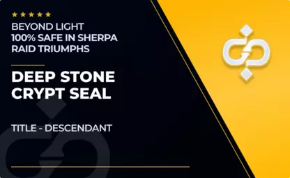 Deep Stone Crypt Seal in Destiny 2