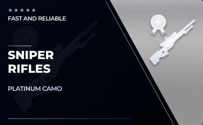 Marksman & Sniper Rifles Platinum Camo in CoD: Modern Warfare
