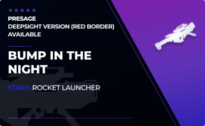 Bump in the Night - Stasis Rocket Launcher in Destiny 2