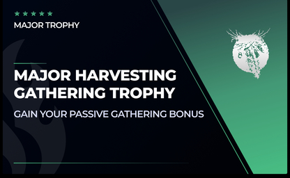 Major Harvesting Gathering Trophy in New World