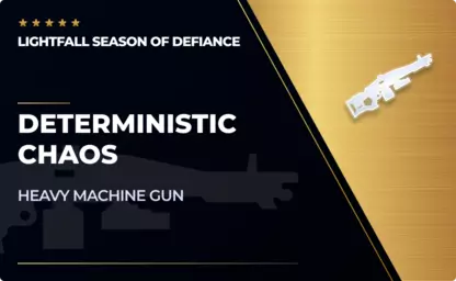 Deterministic Chaos - Exotic Machine Gun in Destiny 2