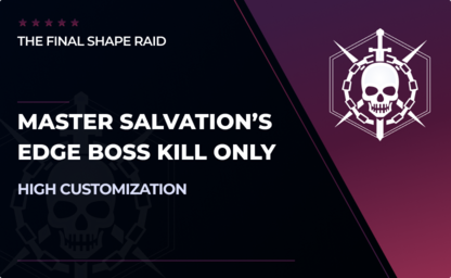 Master Salvation's Edge Custom Boss Kill in Destiny 2