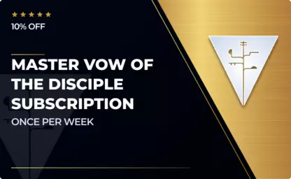 Subscription: x4 Master Vow of the Disciple (10% OFF) in Destiny 2