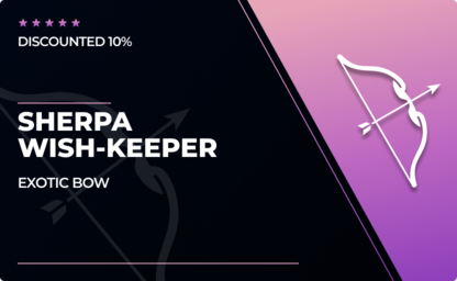 Wish-Keeper Exotic Bow - Sherpa 10% off in Destiny 2