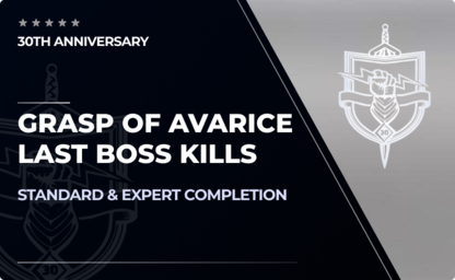 Grasp Of Avarice - Last Boss Kills in Destiny 2