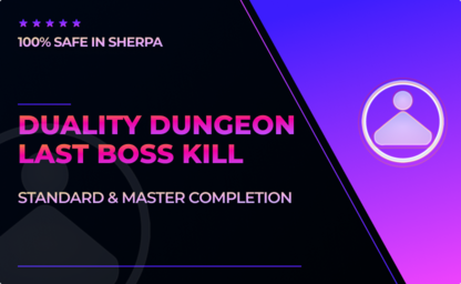 Duality Dungeon Last Boss Kill in Destiny 2