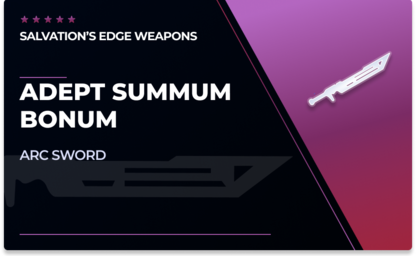 Summum Bonum - Sword (Adept) in Destiny 2