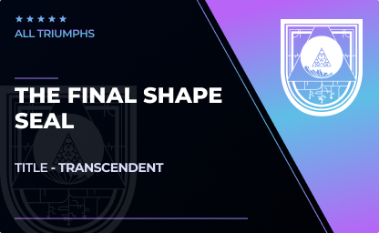 The Final Shape Seal in Destiny 2