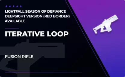 Iterative Loop - Fusion Rifle in Destiny 2