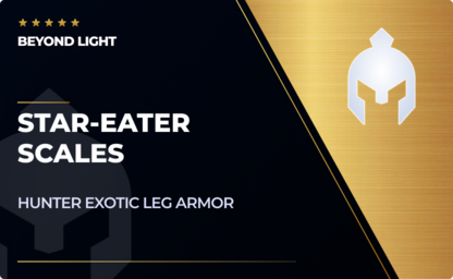 Star-Eater Scales - Hunter Exotic Leg Armor in Destiny 2