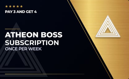 Atheon Boss Kills Subscription Boost: x4 Atheon Boss Kills (One for Free) in Destiny 2