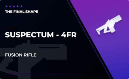 Suspectum-4FR - Fusion Rifle in Destiny 2