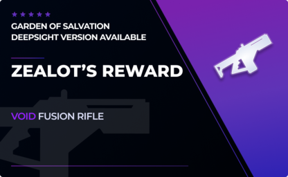 Zealot's Reward - Fusion Rifle in Destiny 2