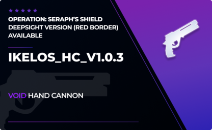 IKELOS_HC_v.1.0.3 - Void Hand Cannon in Destiny 2