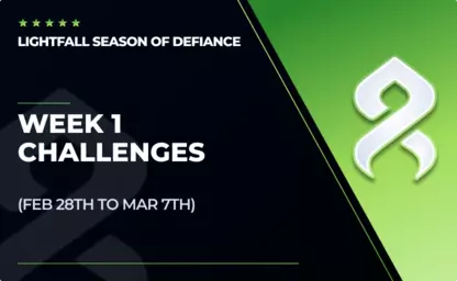Week 1 - Seasonal Challenges in Destiny 2