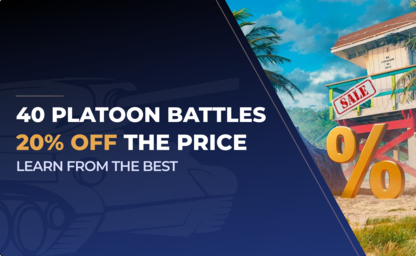 40 Battles Platoon 20% OFF in World of Tanks