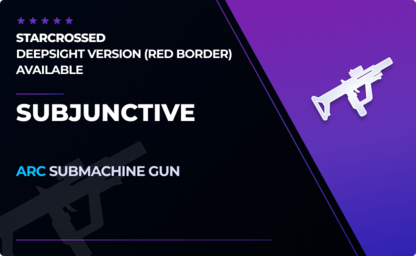 Subjunctive - Arc Submachine Gun in Destiny 2