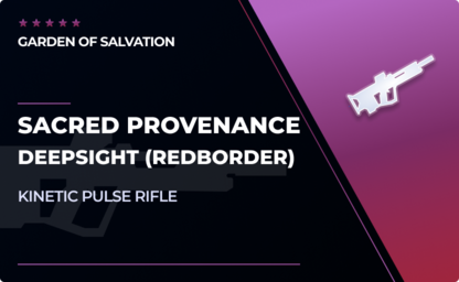 Sacred Provenance - Pulse Rifle (Red Border) in Destiny 2