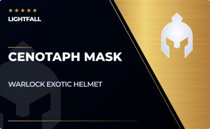 Cenotaph Mask - Warlock Exotic Helmet in Destiny 2