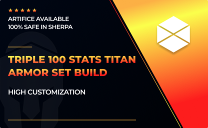 Triple 100 Stats Titan Armor Set Build in Destiny 2