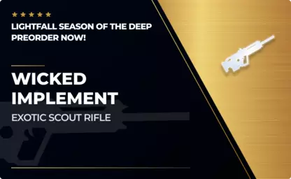 Wicked Implement - Exotic Scout Rifle Boost in Destiny 2