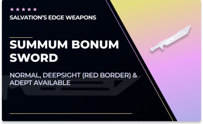 Summum Bonum - Sword in Destiny 2