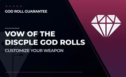 Vow of the Disciple Adept God Rolls in Destiny 2