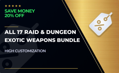 All 17 Raid & Dungeon Exotic Weapons Bundle in Destiny 2