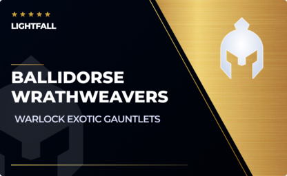 Ballidorse Wrathweavers - Warlock Exotic Gauntlets in Destiny 2