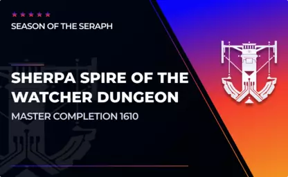 Sherpa Spire of the Watcher - Master Completion in Destiny 2