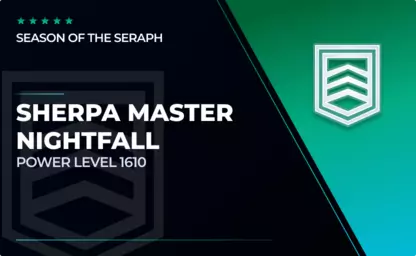 Sherpa Nightfall: The Ordeal Master Level (1840) in Destiny 2
