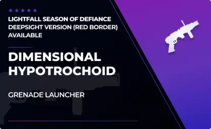 Dimensional Hypotrochoid - Grenade Launcher in Destiny 2