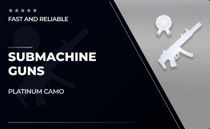 Submachine Guns Platinum Camo in CoD: Modern Warfare