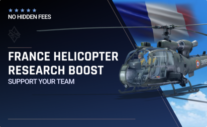 France Helicopter Research in War Thunder