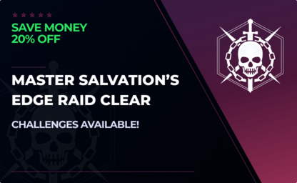 Master Salvation's Edge Boost - 20% Off in Destiny 2