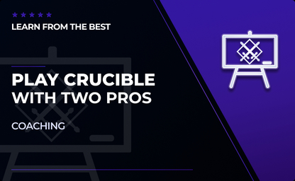 Play Crucible (Glory) - Coaching by Two Pros in Destiny 2