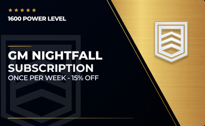 Subscription: x4 Grand Master Nightfall Clears (15% OFF) in Destiny 2