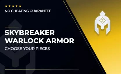 Skybreaker Warlock Full Armor Set in Destiny 2