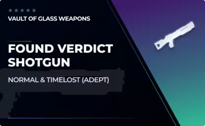 Found Verdict - Shotgun in Destiny 2