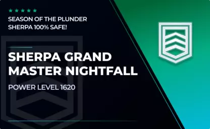 Sherpa Nightfall Grand Master Level (1620) in Destiny 2
